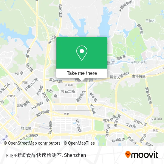西丽街道食品快速检测室 map