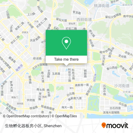 生物孵化器板房小区 map