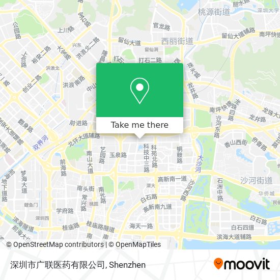 深圳市广联医药有限公司 map
