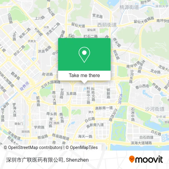 深圳市广联医药有限公司 map