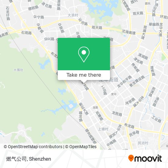 燃气公司 map