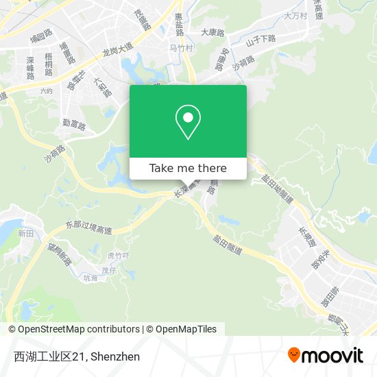 西湖工业区21 map