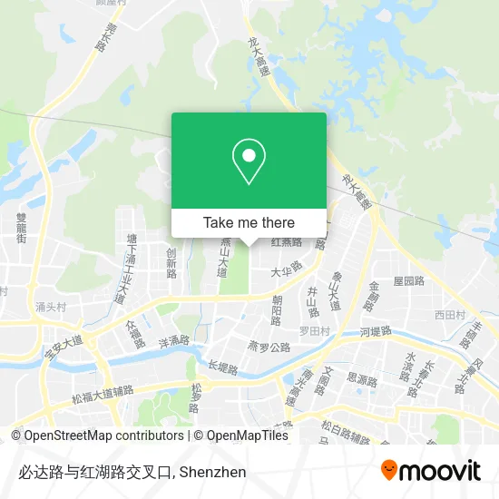 必达路与红湖路交叉口 map