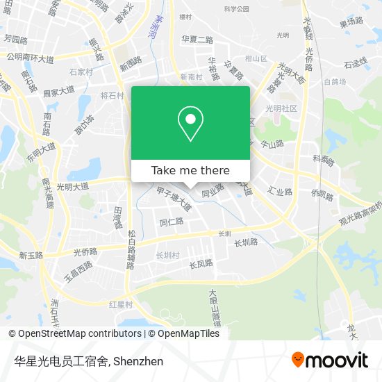 华星光电员工宿舍 map