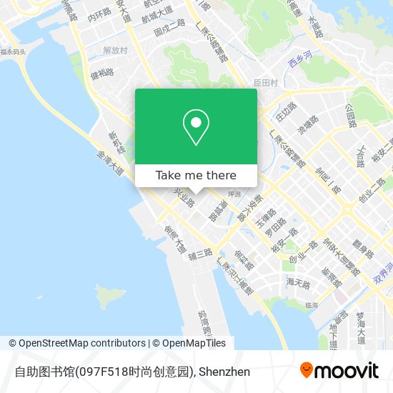 自助图书馆(097F518时尚创意园) map