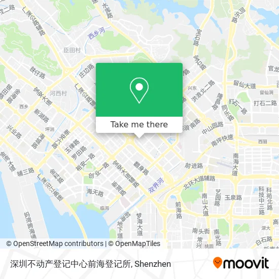 深圳不动产登记中心前海登记所 map