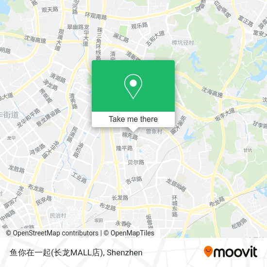 鱼你在一起(长龙MALL店) map