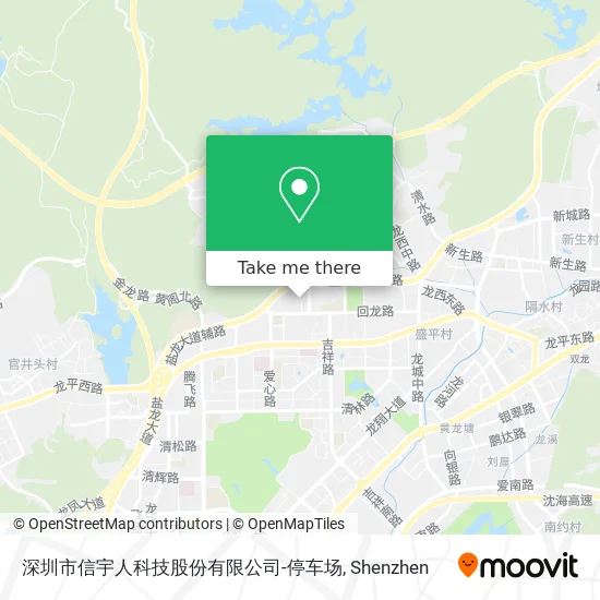 深圳市信宇人科技股份有限公司-停车场 map