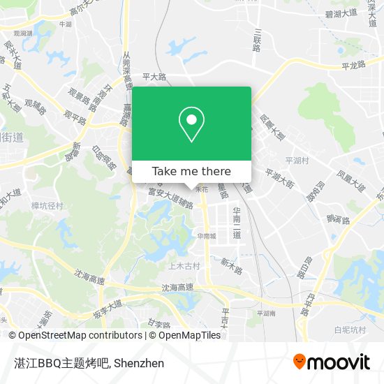 湛江BBQ主题烤吧 map