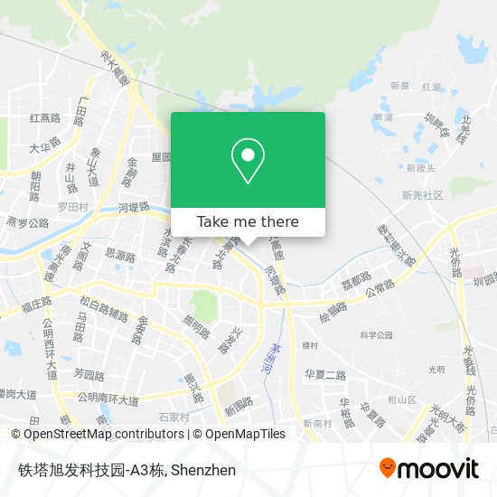 铁塔旭发科技园-A3栋 map