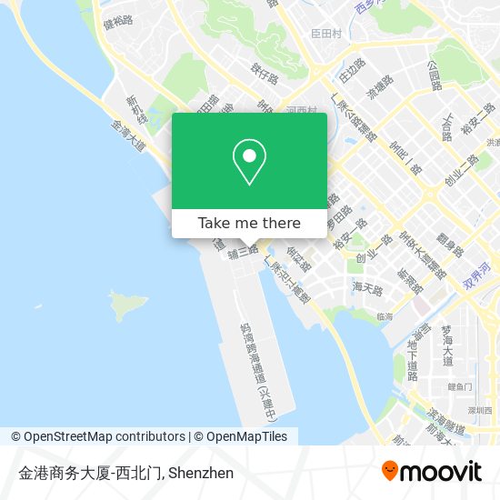 金港商务大厦-西北门 map