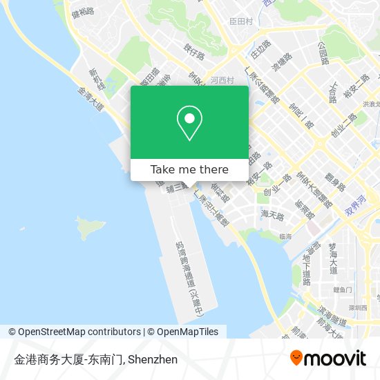 金港商务大厦-东南门 map