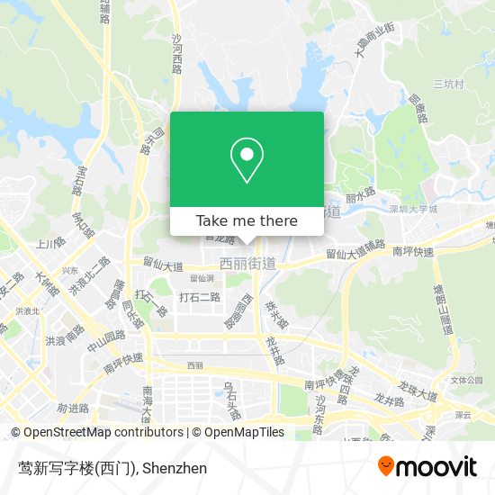 莺新写字楼(西门) map