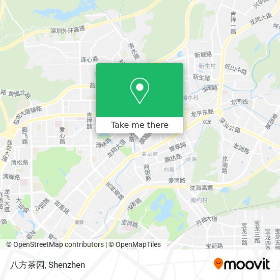 八方茶园 map