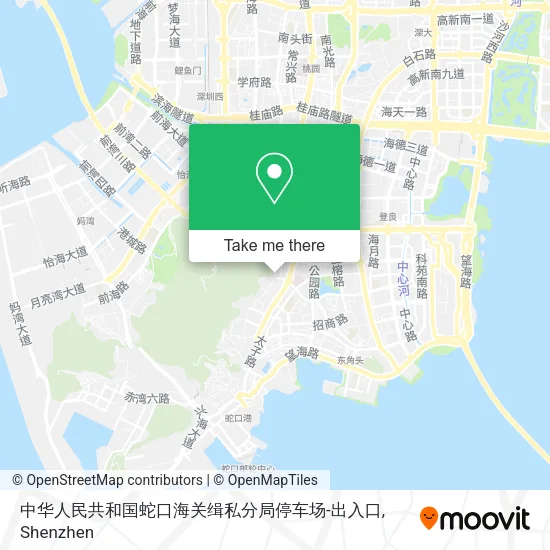 中华人民共和国蛇口海关缉私分局停车场-出入口 map