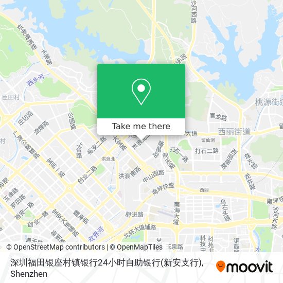 深圳福田银座村镇银行24小时自助银行(新安支行) map