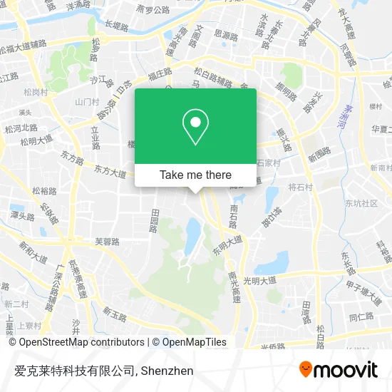 爱克莱特科技有限公司 map