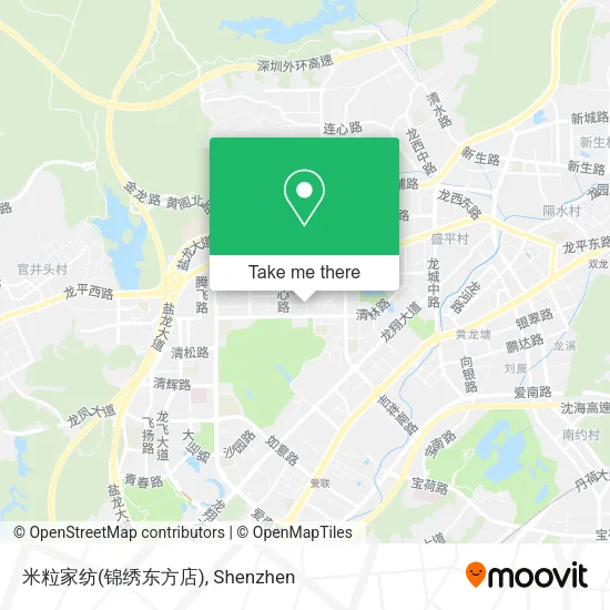 米粒家纺(锦绣东方店) map