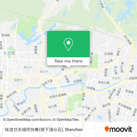 味道功夫城市快餐(塘下涌分店) map