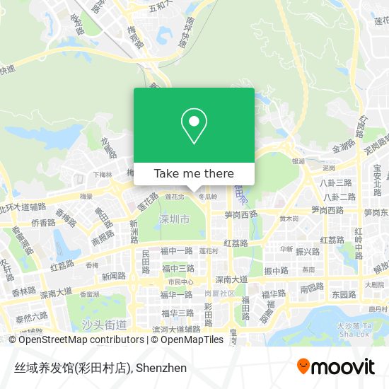 丝域养发馆(彩田村店) map