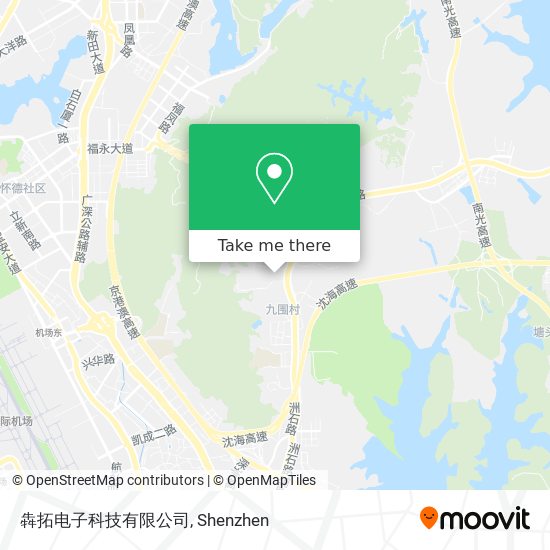 犇拓电子科技有限公司 map