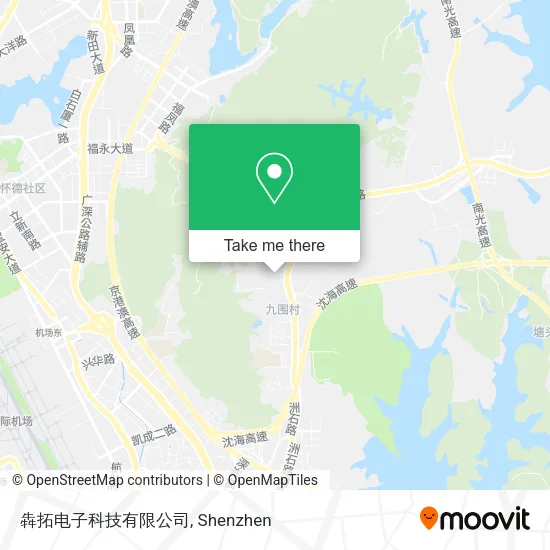 犇拓电子科技有限公司 map