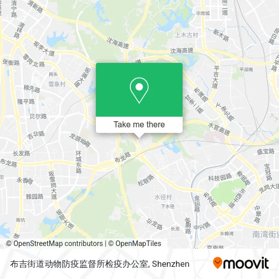 布吉街道动物防疫监督所检疫办公室 map