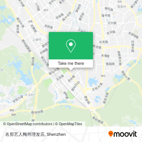 名剪艺人梅州理发店 map