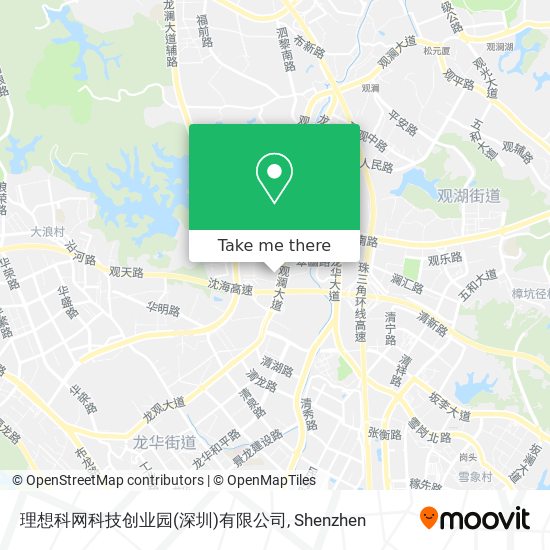 理想科网科技创业园(深圳)有限公司 map