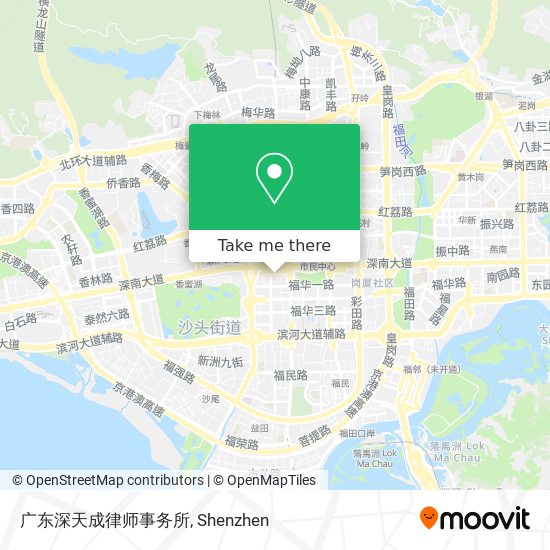 广东深天成律师事务所 map
