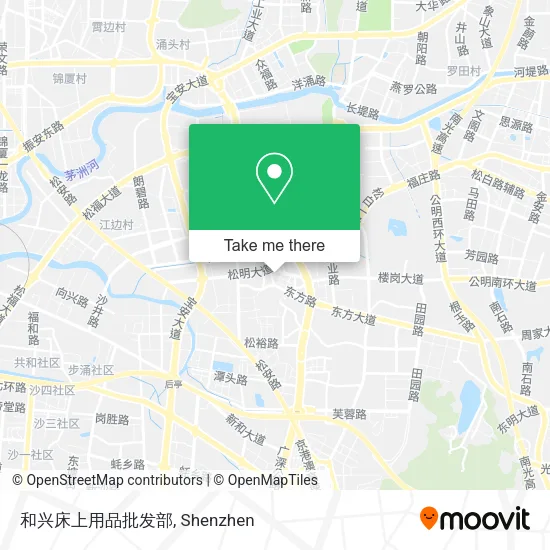 和兴床上用品批发部 map