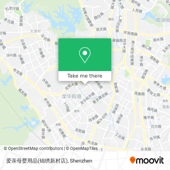 爱亲母婴用品(锦绣新村店) map