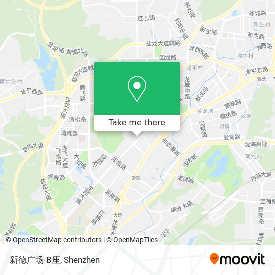 新德广场-B座 map