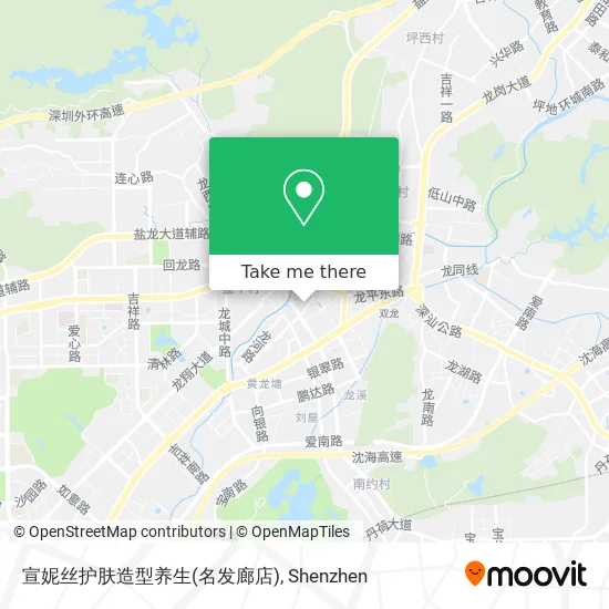 宣妮丝护肤造型养生(名发廊店) map