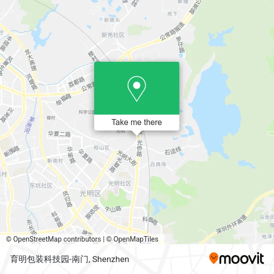 育明包装科技园-南门 map