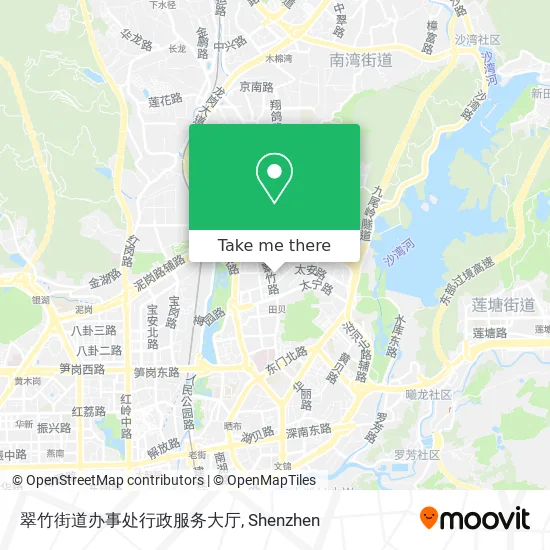 翠竹街道办事处行政服务大厅 map