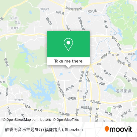 醉香阁音乐主题餐厅(福廉路店) map