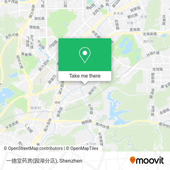 一德堂药房(园湖分店) map