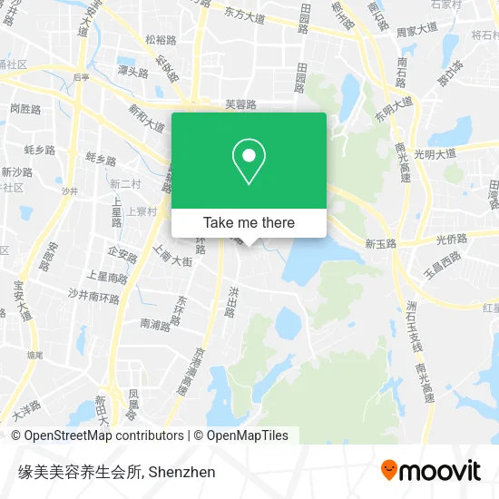 缘美美容养生会所 map