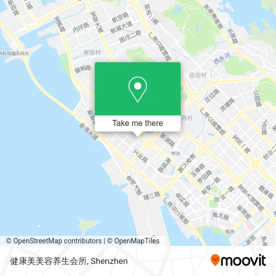 健康美美容养生会所 map