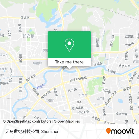 天马世纪科技公司 map