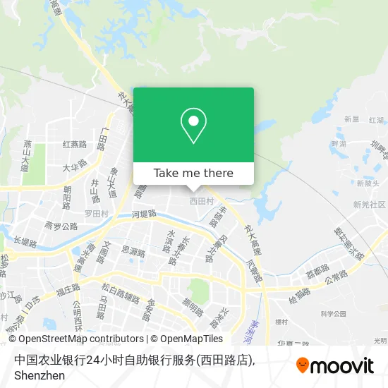 中国农业银行24小时自助银行服务(西田路店) map