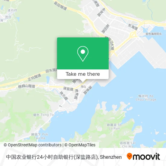 中国农业银行24小时自助银行(深盐路店) map