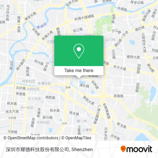 深圳市耀德科技股份有限公司 map