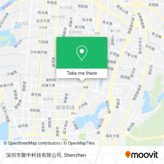 深圳市聚中科技有限公司 map