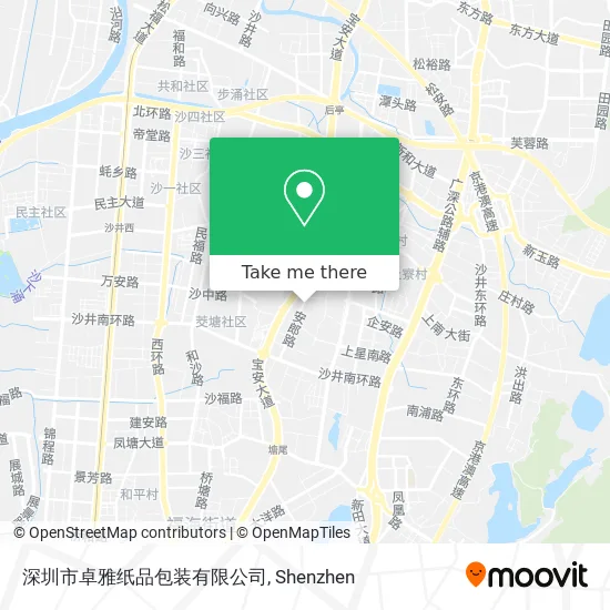 深圳市卓雅纸品包装有限公司 map