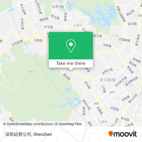 深凯硅胶公司 map