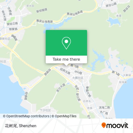 花树尾 map