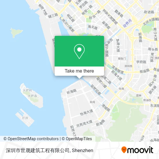 深圳市世晟建筑工程有限公司 map