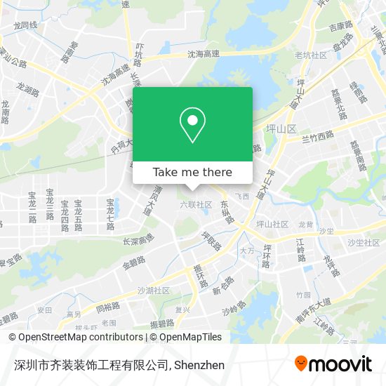 深圳市齐装装饰工程有限公司 map